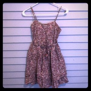 2 for $15/ Purple floral fit & flare dress